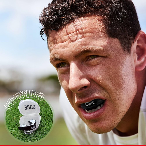 Apărător bucal CORE Protection Mouth Guard Gum Shield Alb