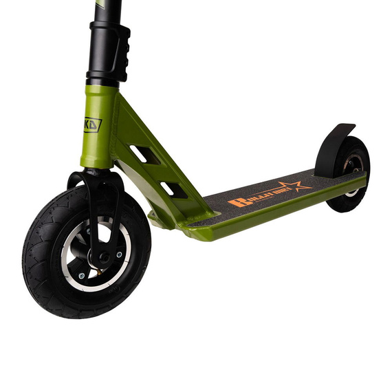 NKD Bullit Dirt Scooter Army Green 100 cm off-road performanță scuter