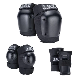 Protectori pentru copii 187 Killer Pads Six Pack Set Black Jr