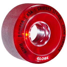 GLOBE Bruiser Clear Red 62 mm roți cruiser
