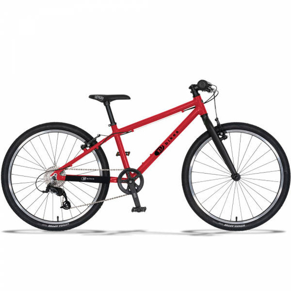 Lekki rower dla dzieci KUbikes 24L Czerwony