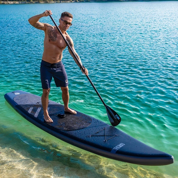 SUP placă gonflabilă de turism NKX Flash Glacier Navy 12'6