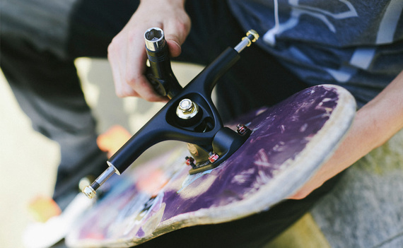 Longboard Trucks Paris V3 180 mm 50° Longboard Trucks Matte Black