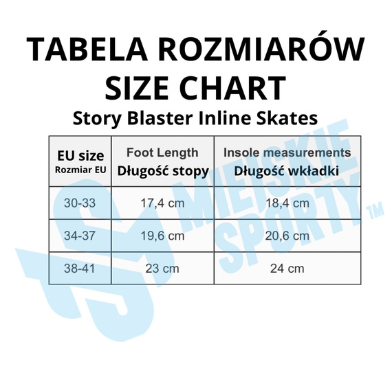 Story Blaster Inline Skates patine cu rotile reglabile Roz