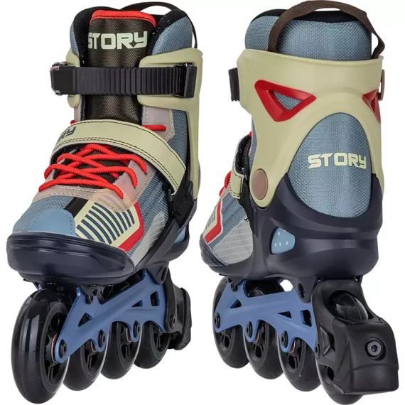 Universal role patine Inline STORY Trust albastru-roșu