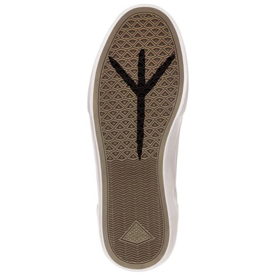 EMERICA Wine G6 Slip-On X Kevin Baekkel Pantofi alb-negru