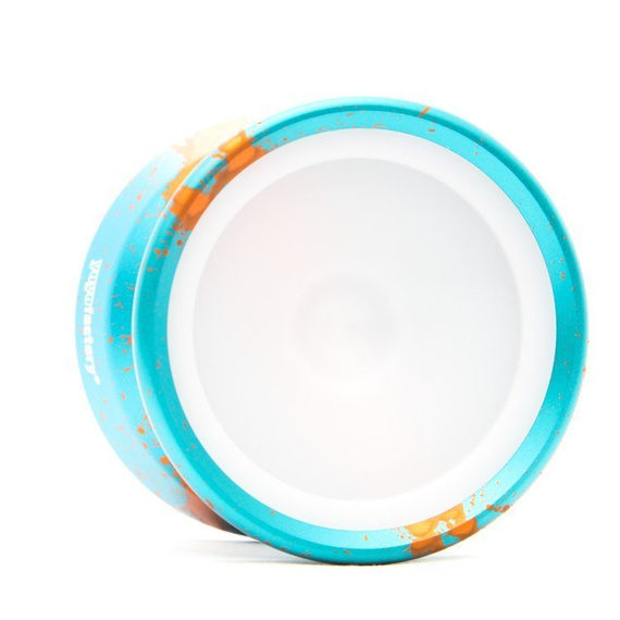 Metal Yoyo CzechPoint Pivot - Aqua Orange Alb