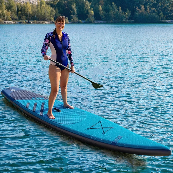 SUP placă gonflabilă de turism NKX Flash Glacier Navy 12'6