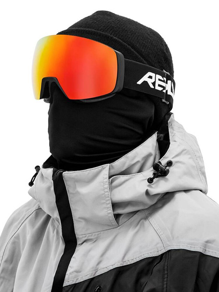 REKD Ascent MagSphere Snow Goggles Kit Black/Chromatic Torch M/L ochelari de snowboard și schi