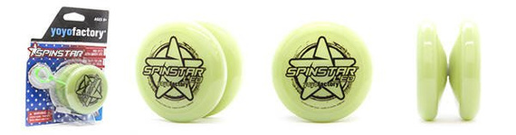 YoYoFactory Spinstar GLOW Fluorescent Light-up Yoyo