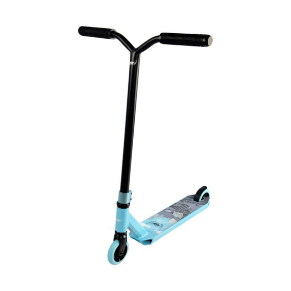 Flyby Lite V2 Complete Pro Scooter negru/albastru 80 cm Scooter de performanță