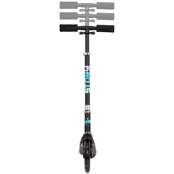 Scuter de transport cu roți mari Story Urban GO! LED negru