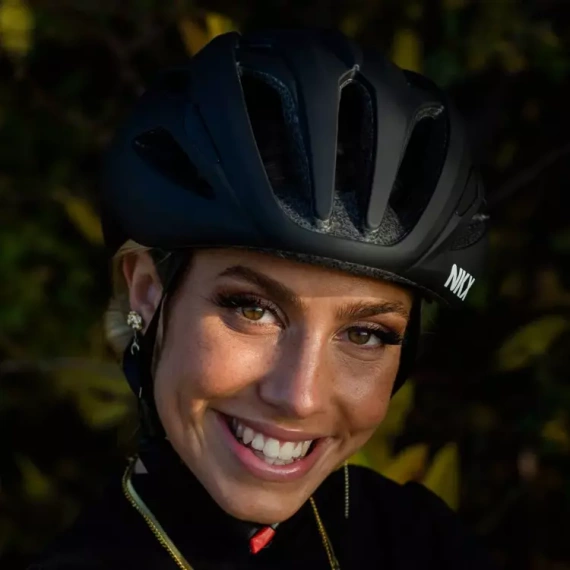 NKX Urban Bike Helmet alb/albastru L/XL
