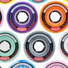 Hawgs Fatty albastru 63 mm 78A roți Longboard