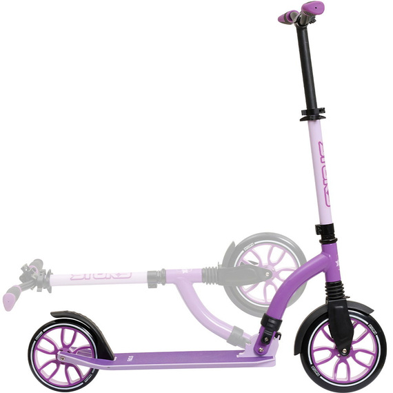 Transport urban Scooter Story Big Wheel Advanced Foldable Scooter Purple 230/200 mm