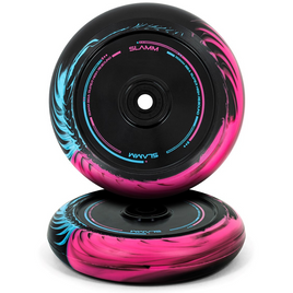 SLAMM Swirl Hollow Core Black-Blue-Pink set de roți pentru scuter 110 mm