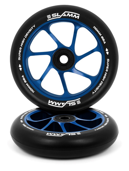 Roată scuter Slamm Team negru/albastru 110 mm (1 buc).)