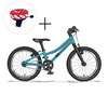 Superlekki rower dla dzieci KUbikes 16s 2-biegowy Turkus
