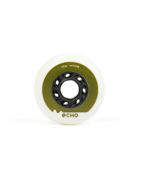 Echo Drift Wheels alb și verde 80 mm (4 buc).)