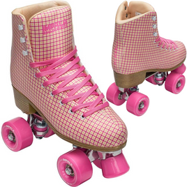 Impala Quad Skate Pink Tartan