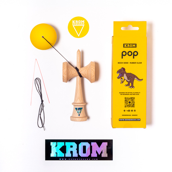 Kendama Krom POP Galben