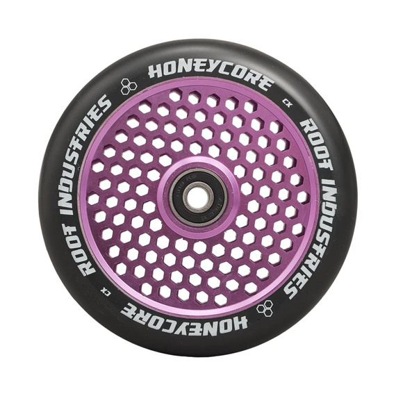 Root Industries Honeycore Black Pro Scooter Wheels 2-Pack Purple 120mm (2 buc.)