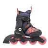 Patine cu rotile reglabile K2 Marlee pentru copii Black-Purple-Coral