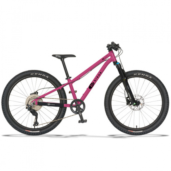 Lekki rower dla dzieci KUbikes 24S DISC Różowy