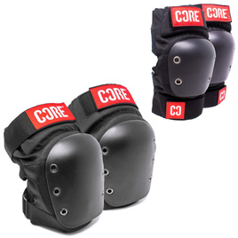 Set de protecții pentru genunchi și coate CORE Pro Street Knee and Elbow Skate Pads Negru