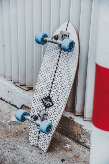 Mindless Surf Skate Fish Tail Alb 29.5" bord
