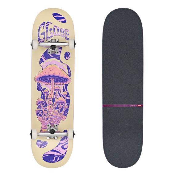 Skateboard Globe G1 Mind Expansion - Off-White/Purple 8.5"