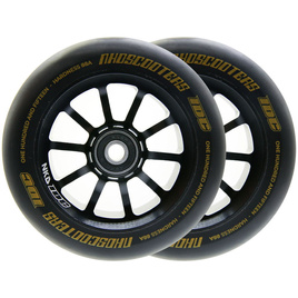 NKD IDC Stunt Scooter Roți negru și galben 115 mm
