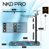 NKD PRO 7.5 "Trampolină Scooter negru și albastru Army wys. 60-90 cm
