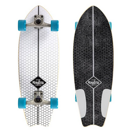Mindless Surf Skate Fish Tail Alb 29.5" bord