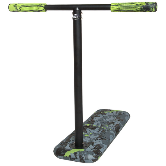 NKD PRO 7.5" Trambulină Scooter Negru și verde lime wys. 60-90 cm