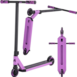 NKD Următoarea generație de trotinete de performanță din aluminiu ușor și violet pentru călăreți tineri. 79,4 cm