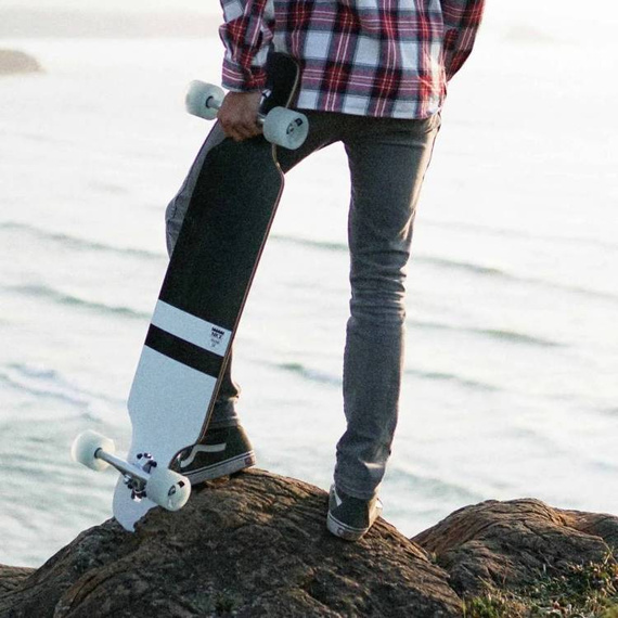 Longboard pentru începători NKX Canadiens negru 38.58"