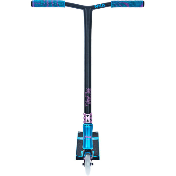 Scuter de performanță NKD Rally V4 XS Black Teal wys. 73 cm
