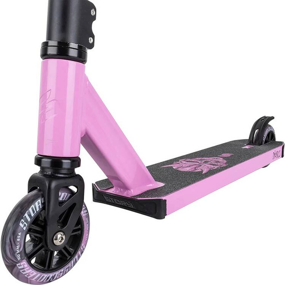Story Diablo Scooter de înaltă performanță negru și roz. 78 cm