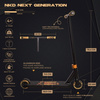 NKD Next Generation Black-Gold Aluminiu de înaltă performanță scuter ușor pentru tineri piloți. 79,4 cm