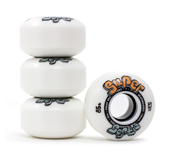 ENUFF Super Softie Skateboard Wheels alb 53 mm