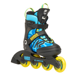 Patine cu rotile reglabile K2 Raider Pro pentru copii Albastru și galben