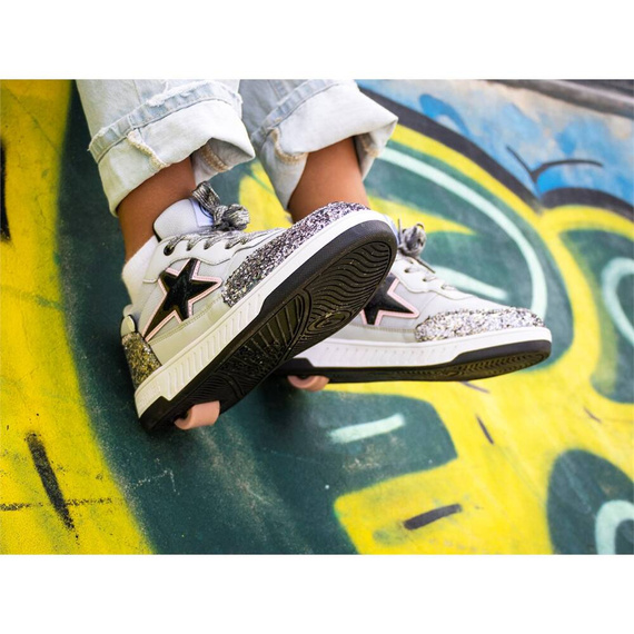 Pantofi Breezy Rollers Star Silver Grey