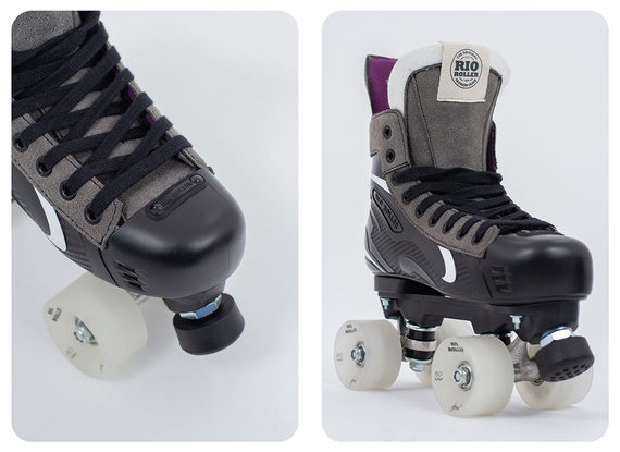 Rio Roller Hockey Quad Skate negru
