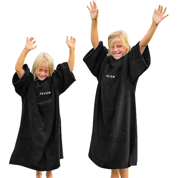 Annox Deluxe Kids Poncho negru