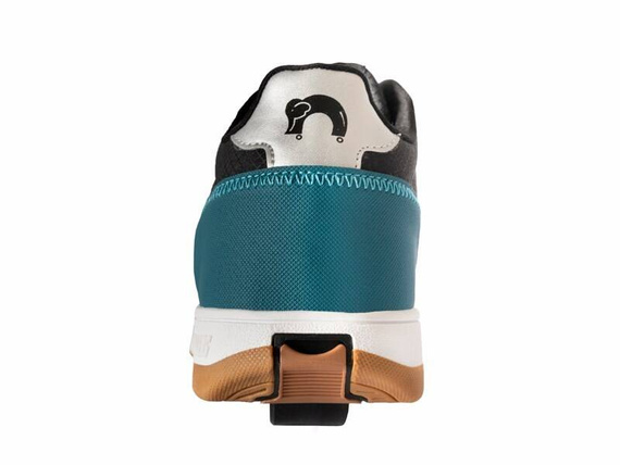 Pantofi Breezy Rollers Kicks Turquoise-Grey-Black