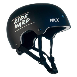 NKX Brain Saver Skateboard Helmet Black Ride Hard S