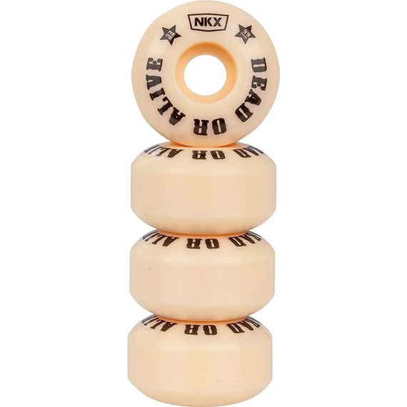 NKX Candy Series Dead or Alive Cream 53mm 99A roți de skateboard