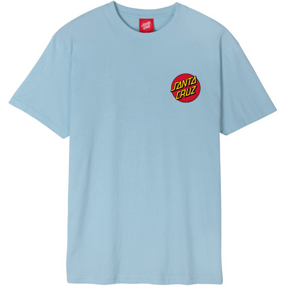 SANTA CRUZ Tricou clasic cu puncte pe piept Albastru