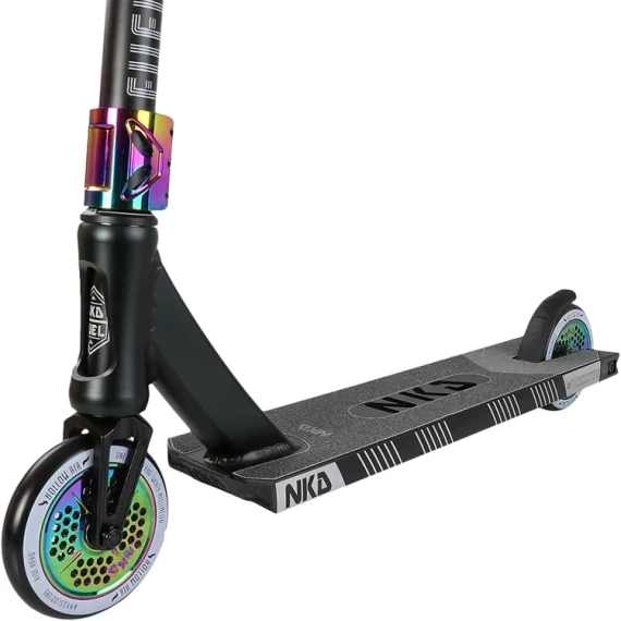 Performanță scuter stradal ușor NKD combustibil negru & Rainbow Wys. 84 cm